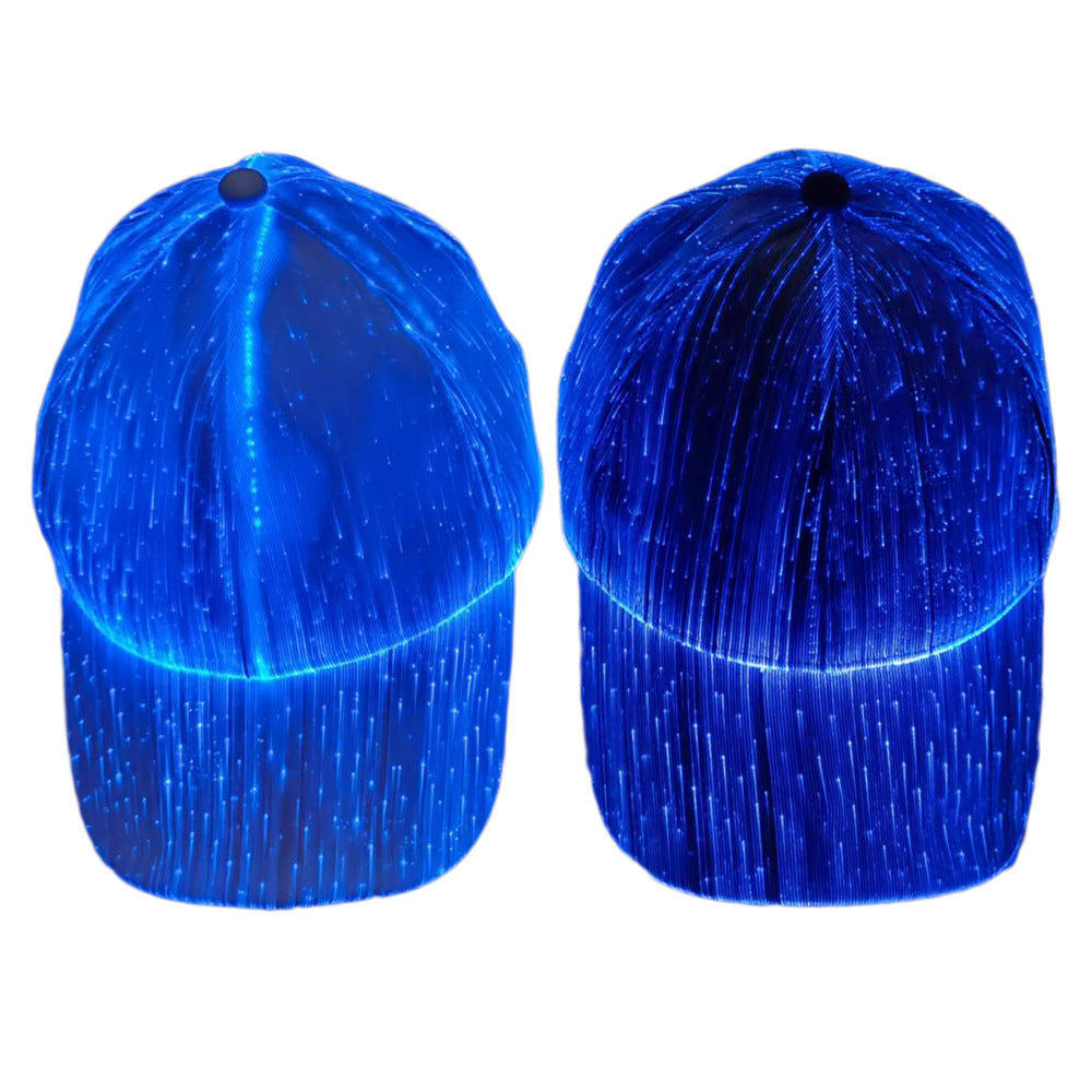Creative Outdoor LED Fiber Optic Luminous Hat